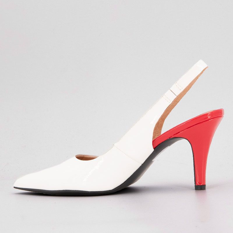 Escarpin blanc dorine t36/41 Femme CHATTAWAK
