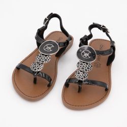 Sandale noir pipa t36/41 Femme CHATTAWAK