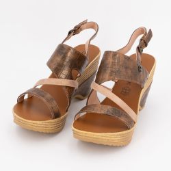 Sandale compensee bronze juliette t36/41 Femme CHATTAWAK