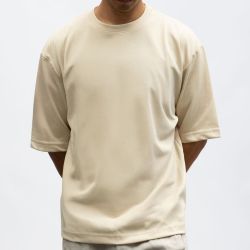 Tee shirt mc coton aqua micky-ds Homme PANAME BROTHERS