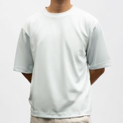 Tee shirt mc coton aqua micky-ds Homme PANAME BROTHERS
