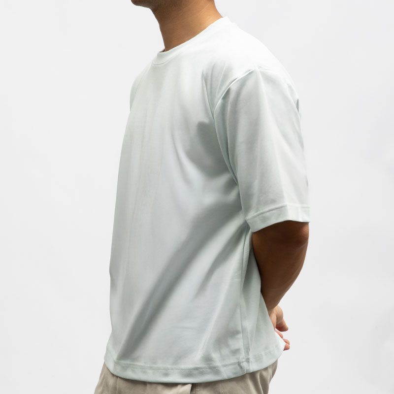 Tee shirt mc coton aqua micky-ds Homme PANAME BROTHERS