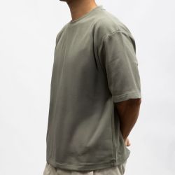Tee shirt mc coton aqua micky-ds Homme PANAME BROTHERS