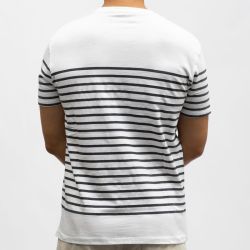 Tee shirt mc coton navy and white tell-ds Homme PANAME BROTHERS