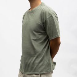 Tee shirt mc coton beige thomas-ds Homme PANAME BROTHERS