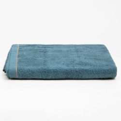 Drap de bain eponge blue stone 100x150 serv100montecblu Mixte SUD ETOFFE