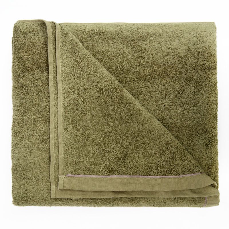 Drap de bain eponge blue stone 100x150 serv100montecblu Mixte SUD ETOFFE