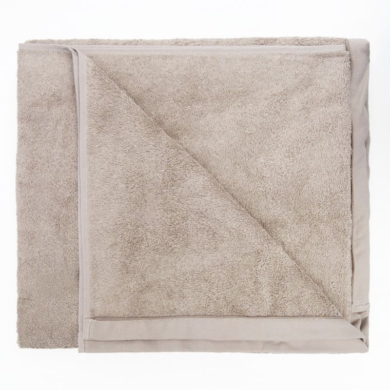Drap de bain eponge blue stone 100x150 serv100montecblu Mixte SUD ETOFFE