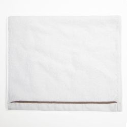 Serviette invite eponge blanc 30x50 serv30montecblan Mixte SUD ETOFFE