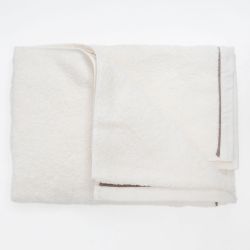 Serviette invite eponge blanc 70x140 serv70montecblan Mixte SUD ETOFFE