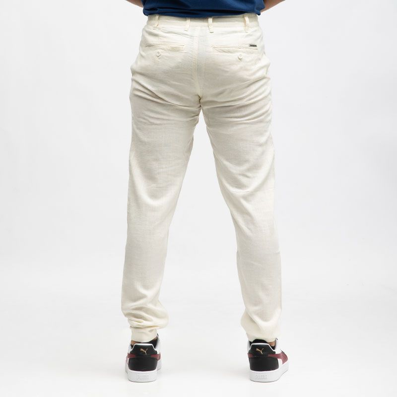 Pantalon lin mélangé cordon julien Homme PANAME BROTHERS