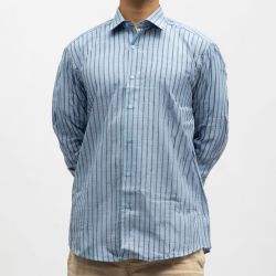 Chemise bleu rayer 14 bill0891reg Homme BILL TORNADE
