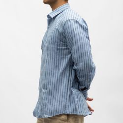 Chemise bleu rayer 14 bill0891reg Homme BILL TORNADE