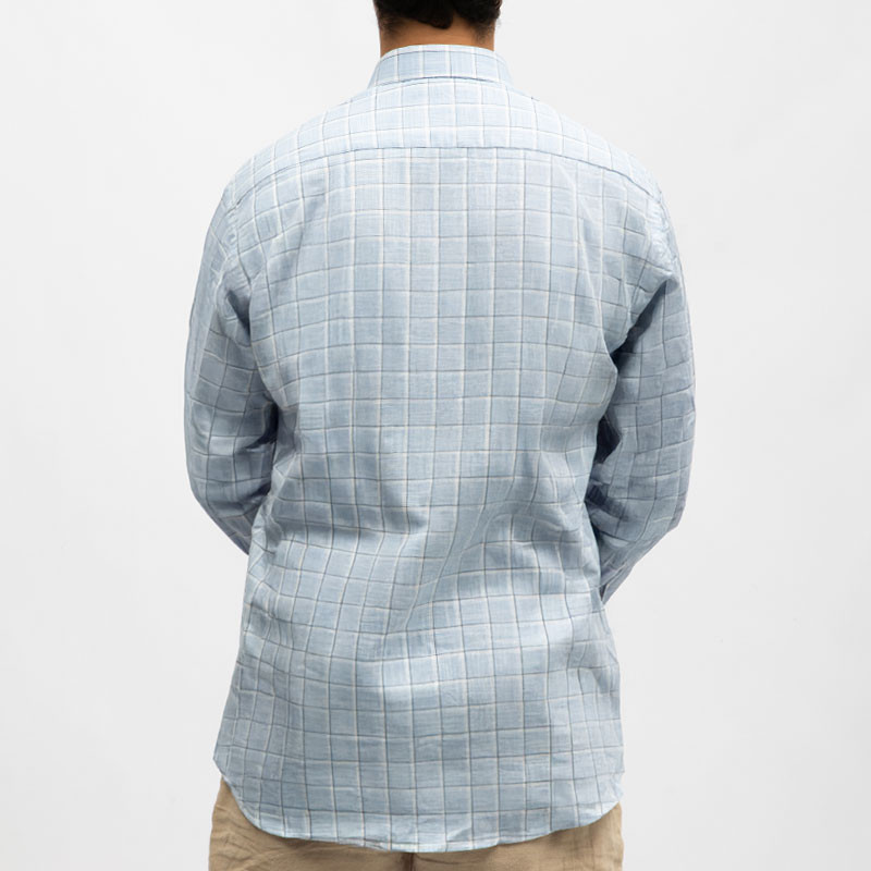 Chemise carreaux bleu roi 09 bill0891reg Homme BILL TORNADE