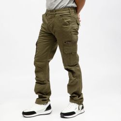 Pantalon cargo kaki joby-ds Homme PANAME BROTHERS