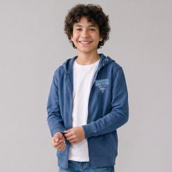 Sweat zippe capuche light kaki 7811 Enfant REDSKINS