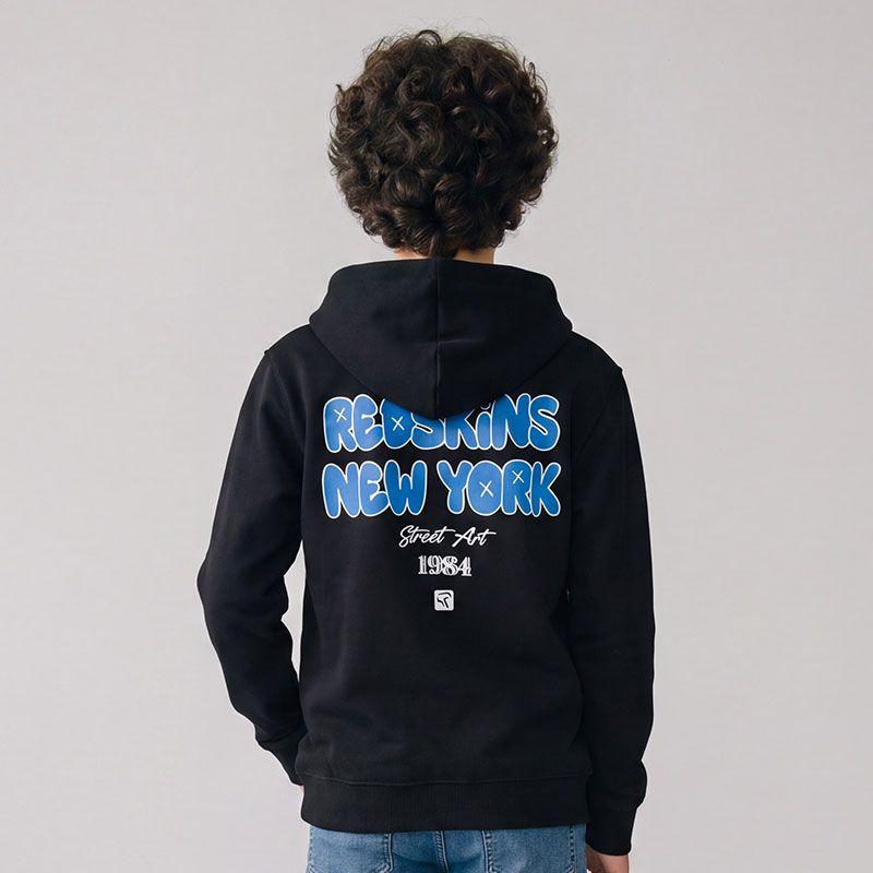 Sweat zippe capuche light kaki 7811 Enfant REDSKINS