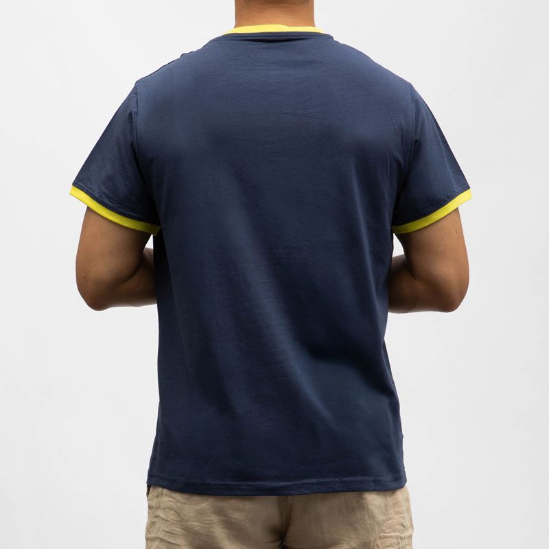 Tee shirt mc strecth col v vd/p/1/tr/blast/wb Homme VON DUTCH