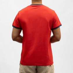 Tee shirt mc strecth col v vd/p/1/tr/blast/wb Homme VON DUTCH