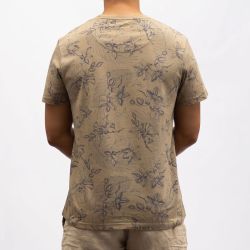 Tee shirt mc imprime hawai vd/p/1/tr/front/hh Homme VON DUTCH