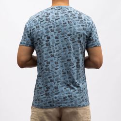 Tee shirt mc imprime vd/p/1/tv/tyron/aj Homme VON DUTCH