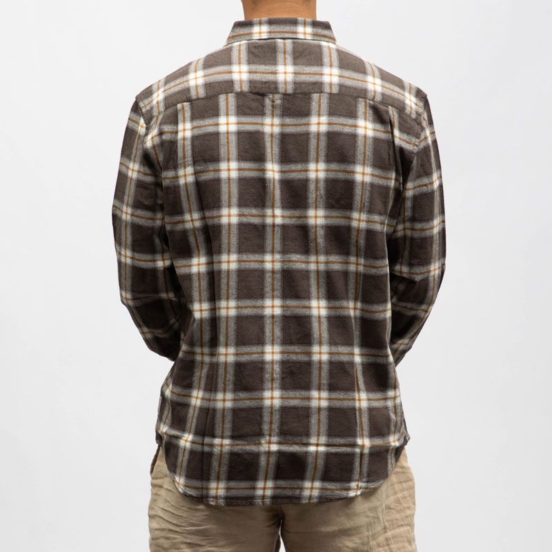 Chemise ml 6410 camel check 23-10152-00-1125 Homme TIMEZONE