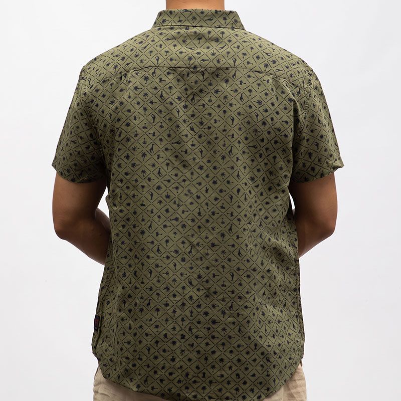 Chemise mc 4112 army olive 23-10143-00-1157 Homme TIMEZONE