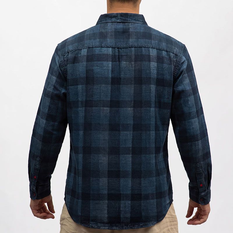 Chemise ml 30027 blue multicolor check 23-10151-00-1200 Homme TIMEZONE