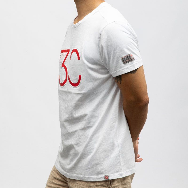 Tee shirt 0100 pure white 22-10245-10-6111 Homme TIMEZONE