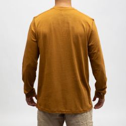 Tee shirt ml 6100 golden brown 22-10271-00-6233 Homme TIMEZONE