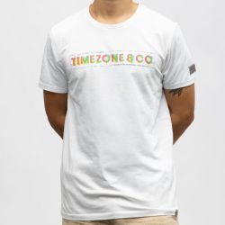 Tee shirt 0100 pure white 22-10239-10-6111 Homme TIMEZONE
