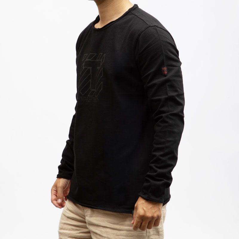 Tee shirt ml 9151 caviar black 22-10266-10-6120 Homme TIMEZONE