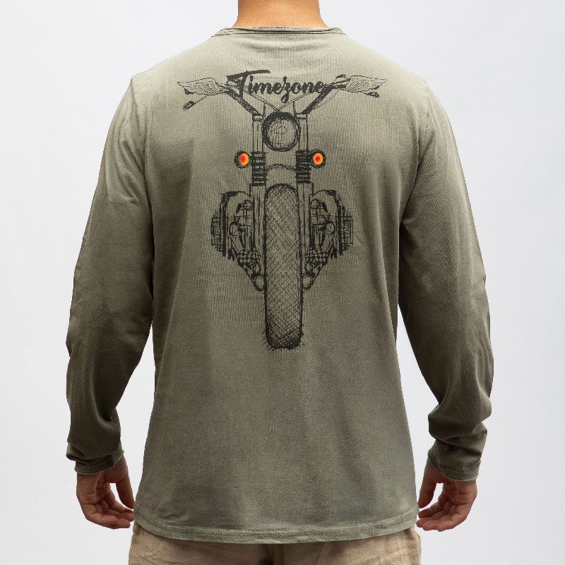 Tee shirt ml 6100 golden brown 22-10296-10-6006 Homme TIMEZONE