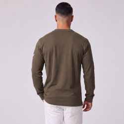 POLO HOMME MANCHE LONGUE COL MAO FREDRICK KAPORAL