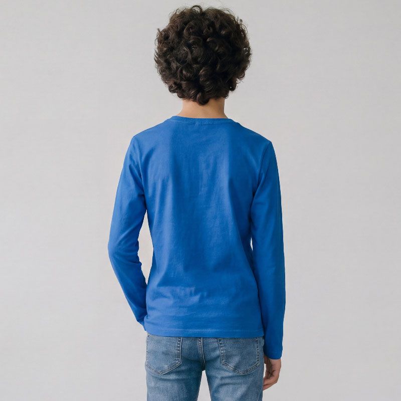 Tee shirt ml lilo et stitch bleu hy10152 Enfant DISNEY