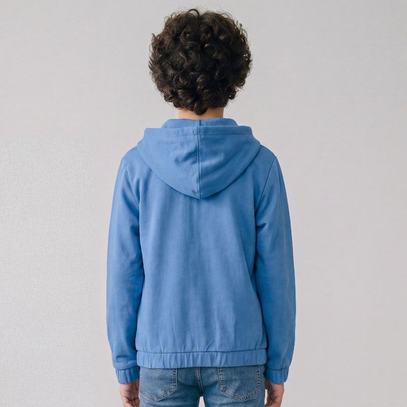 Sweat capuche zippelilo et stitch bleu hy10156 Enfant DISNEY
