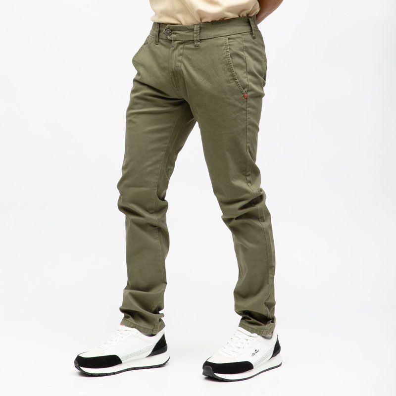 Pantalon 4175 dusty olive 26-10013-00-3405 Homme TIMEZONE