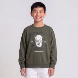 Sweatavengerskaki hy10072 Enfant MARVEL