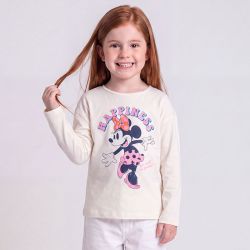 Tee shirt ml minnie blanchy10137 Enfant DISNEY
