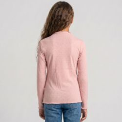 Haut manche longue beige/noir/rose p13 4-14 ans Enfant CXL BY CHRISTIAN LACROIX