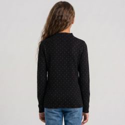 Haut manche longue beige/noir/rose p13 4-14 ans Enfant CXL BY CHRISTIAN LACROIX