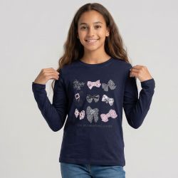 Haut manche longue noir/rose/blanc cl272 4-14 ans Enfant CXL BY CHRISTIAN LACROIX