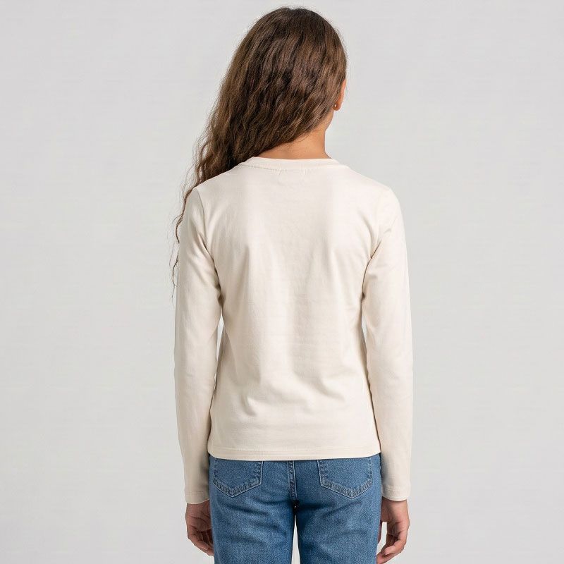 Haut manche longue beige/noir/rose p11 4-14 ans Enfant CXL BY CHRISTIAN LACROIX