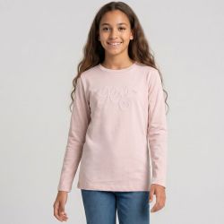 Haut manche longue beige/noir/rose p11 4-14 ans Enfant CXL BY CHRISTIAN LACROIX