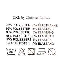 Haut manche longue beige/noir/rose p11 4-14 ans Enfant CXL BY CHRISTIAN LACROIX