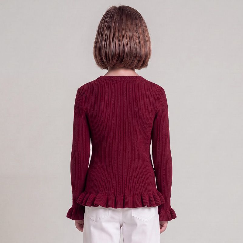 Pull blanc/noir/bordeaux/beige kb008 4-12 ans Enfant CXL BY CHRISTIAN LACROIX