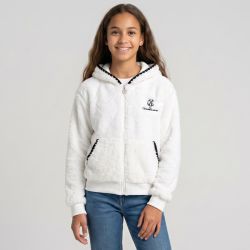 Veste polaire blanc/rose/marron cl277 4-14 ans Enfant CXL BY CHRISTIAN LACROIX