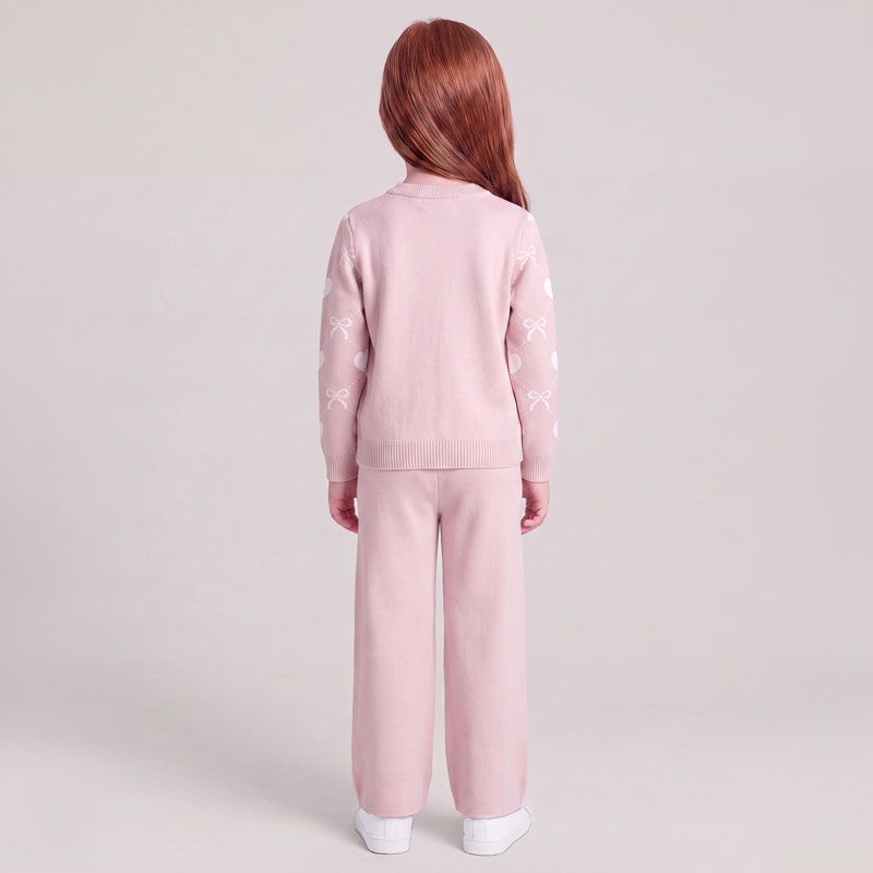 Ensemble maille rose/beige/gris kb005 1-5 ans Enfant CXL BY CHRISTIAN LACROIX