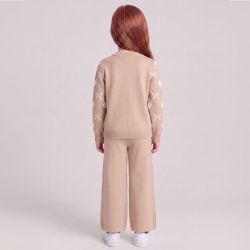 Ensemble maille rose/beige/gris kb005 1-5 ans Enfant CXL BY CHRISTIAN LACROIX