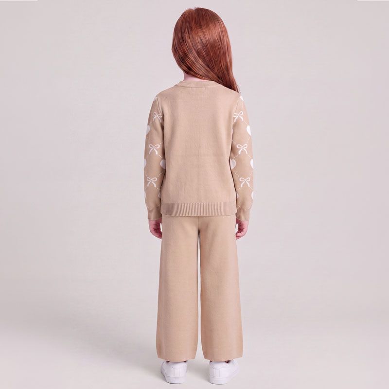 Ensemble maille rose/beige/gris kb005 1-5 ans Enfant CXL BY CHRISTIAN LACROIX